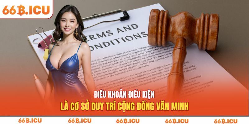 Điều khoản điều kiện là cơ sở duy trì cộng đồng văn minh